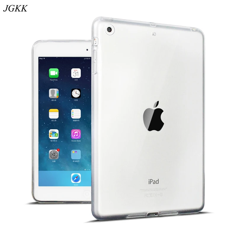 JGKK для iPad Pro 12 9 2015 2017 2018 чехол силиконовый мягкий прозрачный защитный из ТПУ на