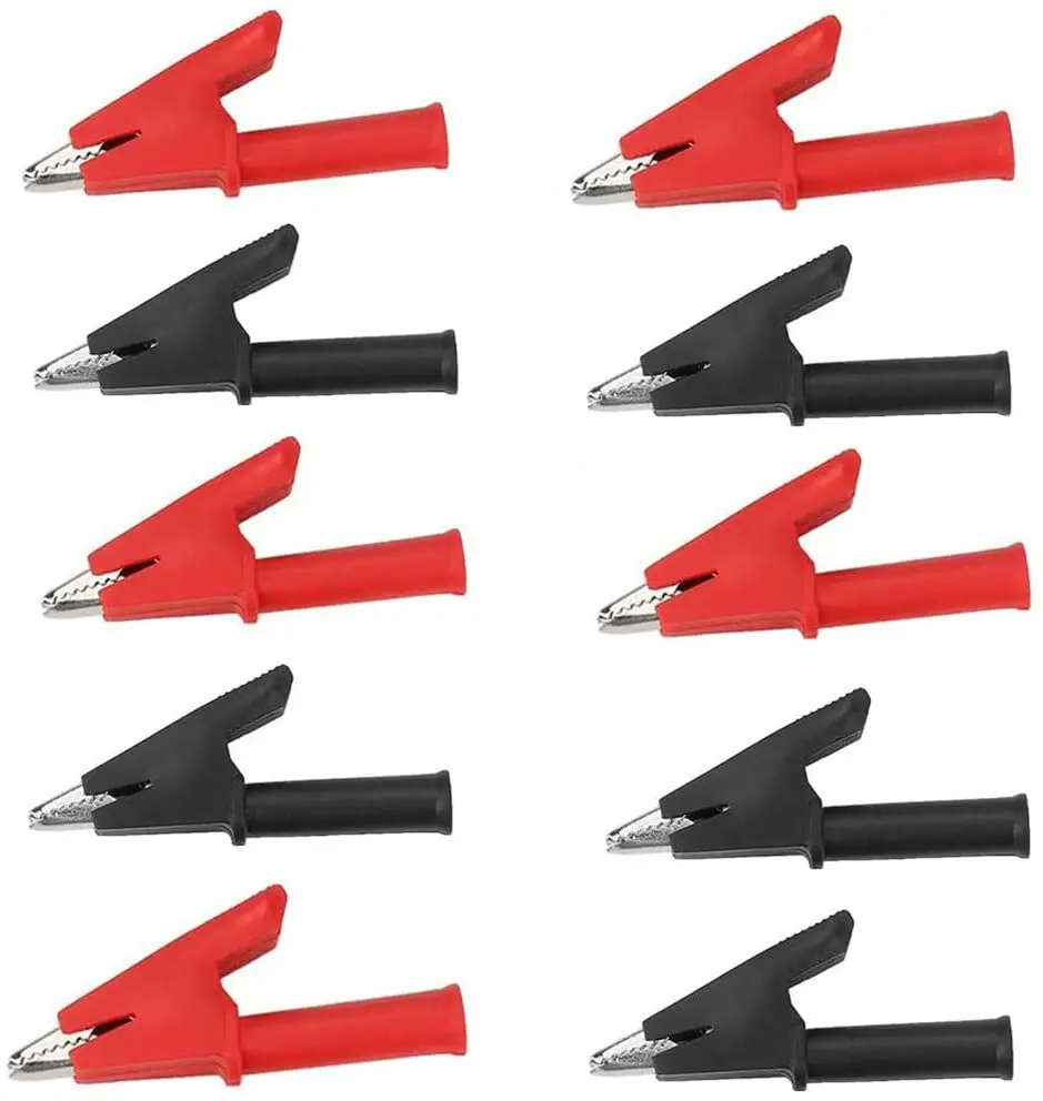 Электрический зажим типа Аллигатор сделай сам из металла 2 шт. 15 А для проверки