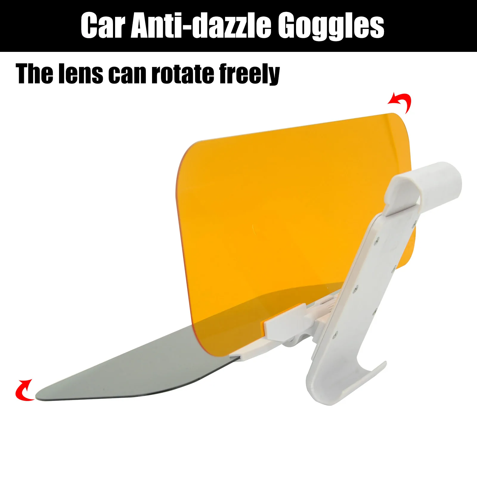 Универсальный автомобильный солнцезащитный козырек поляризованный Прозрачный