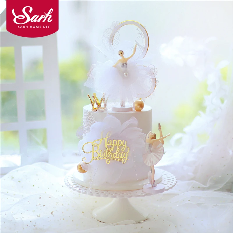 Бабочка пряжа проволока Ловец снов корона Топпер для торта акрил с днем рождения