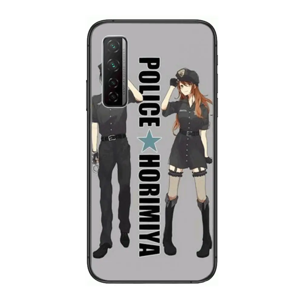 

horimiya manga anime case Phone Case For Huawei Nova p10 lite 7 6 5 4 3 Pro i p Smart ZBlack Etui 3D Coque Painting Hoesje