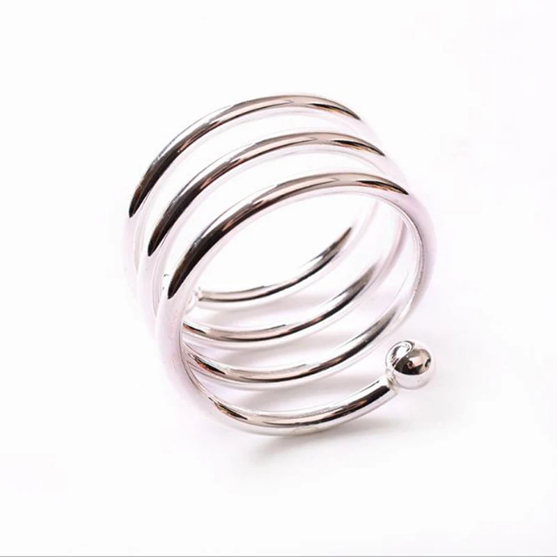 

1PC Creative Metal Napkin Ring Button Ring Napkin Western Buckle Napkin Ring