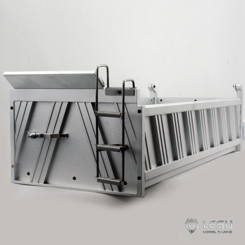 LESU 450 мм Металлические ведра для автомобиля грузовика бункер 1/14 RC 8x8 самосвал DIY