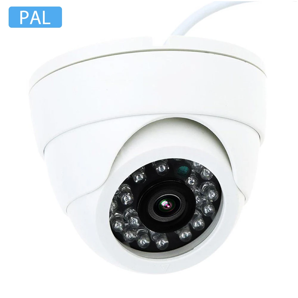 

HD Security Camera AHD Surveillance Dome Camera Infrared Night Vision Monitor for Analog DVR NTSC System Home Outdoor