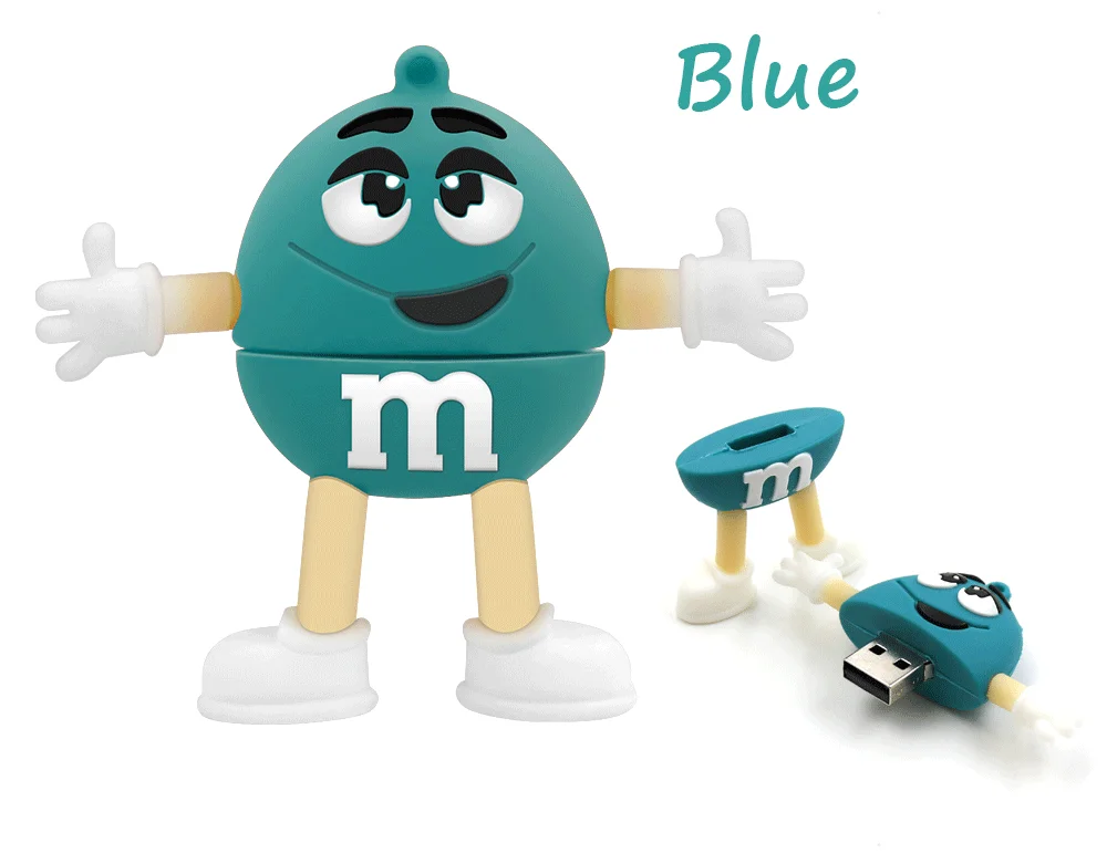 Милый флеш-накопитель u-диск 32gb 16gb 8gb rainbow beans M& M bean usb флеш-накопитель прекрасный подарок полная емкость 64gb флешка cle usb loptop