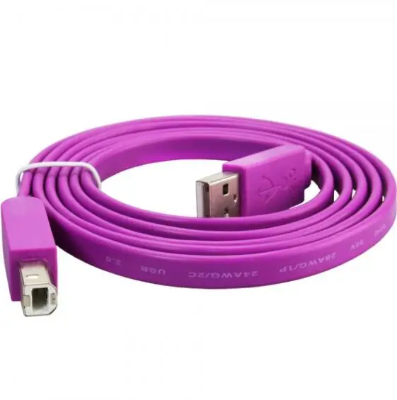 Кабель для принтера LBSC 3FT плоский USB 2 0 A Male B Male|Кабели передачи данных| |