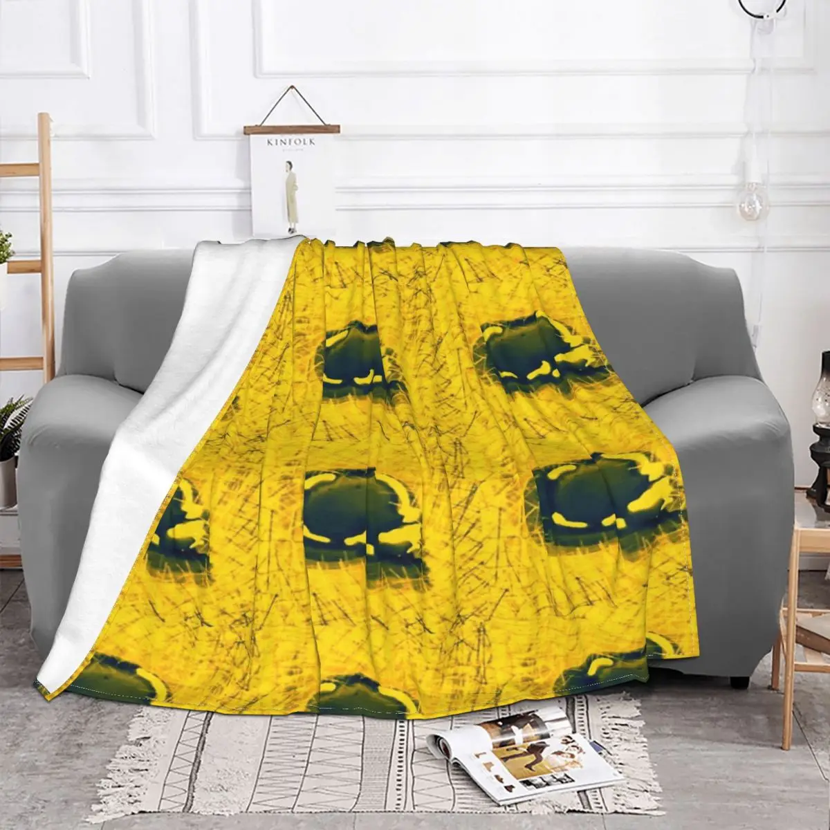 Туннельное видение 2-colcha a cuadros para cama manta de Anime ropa y fundas lana | Дом и сад