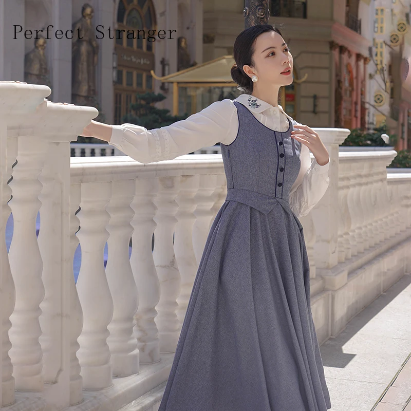 Женское платье с цветочной вышивкой Элегантное Длинное без рукавов круглым