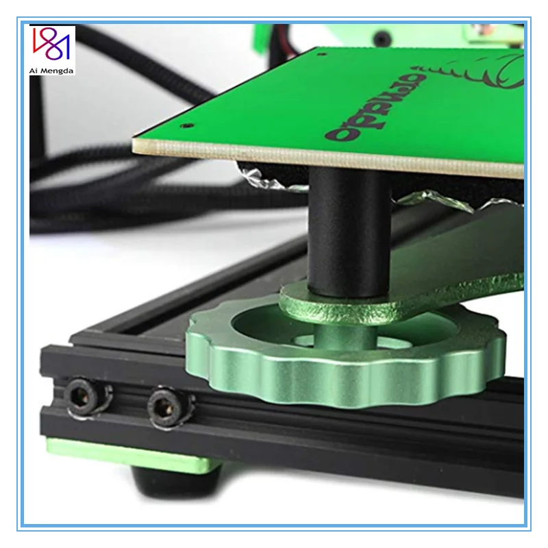 

3D Printer Leveling Parts Aluminum Solid Spacer Hot Bed Leveling Column 4pcs Solid Spacers for TEVO Tornado Tarantula Ultimate