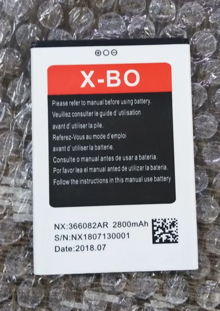 Y26 телефон батарея 2800 мАч для XGODY Y26 3g 6 дюймов 18:9 Смартфон Android 8,1 Oreo MTK6580M четырехъядерный