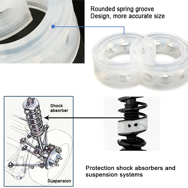 2 шт. автомобильный амортизатор AMT прозрачные автомобильные демпфирующие