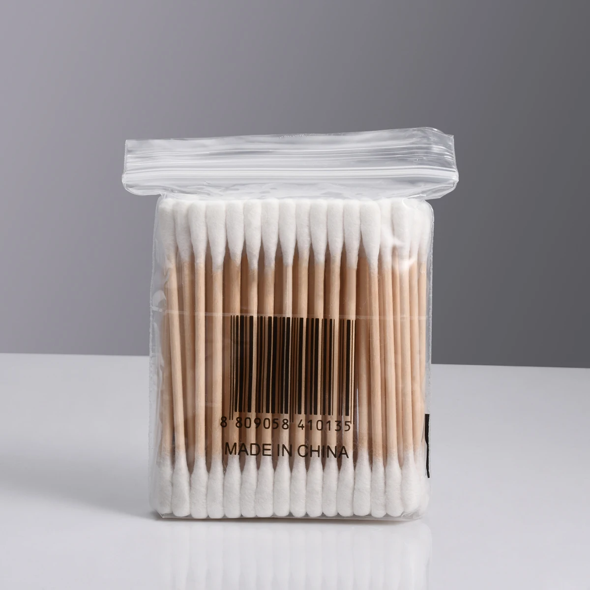 

80Pcs/bag Wood Cotton Swab Health Medical Ear Clean Sticks Wood Cotton Swab Cosmetics Makeup Cotton Head Swab Disinfection Swab