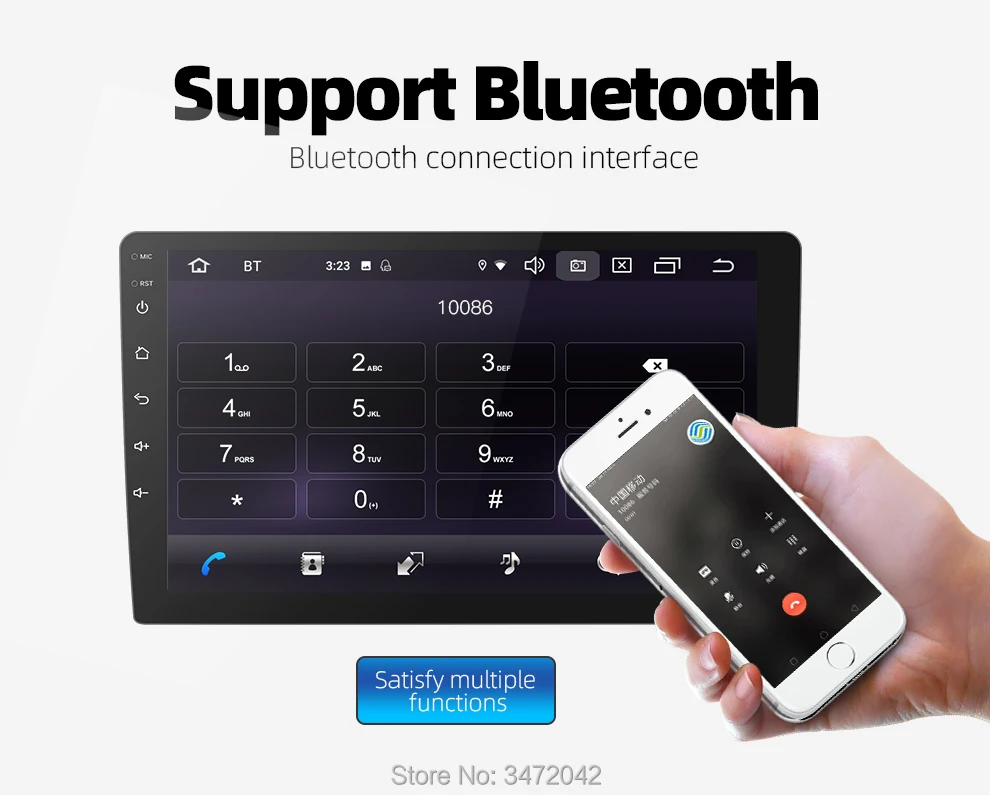2din Android 9,0 Ouad Core PX6 Автомагнитола стерео для Honda CRV 2006-2011 gps Navi Аудио Видео плеер Wifi BT HDMI DAB