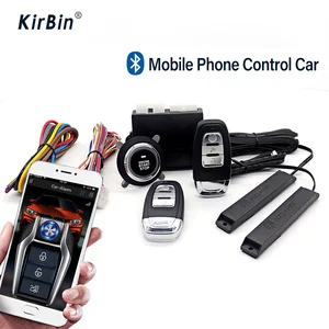 car alarm intelligent ignition system remote start keyless entry central locking engine start stop button phone app control car