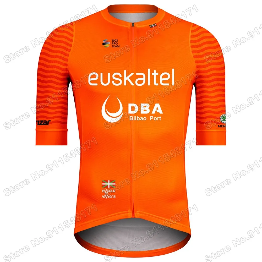 

Euskaltel DBA Euskadi 2021 Cycling Jersey Short Sleeve Summer Clothing Road Bike Shirt Bicycle Tops MTB Wear Uniform Maillot