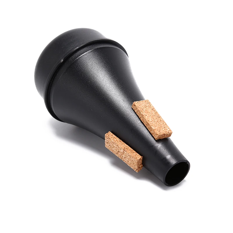1PC Portable Trumpets Mute Practice Trumpet Straight Cup Musical Accessory High Quality Lightweight Black Silencer Beginner |