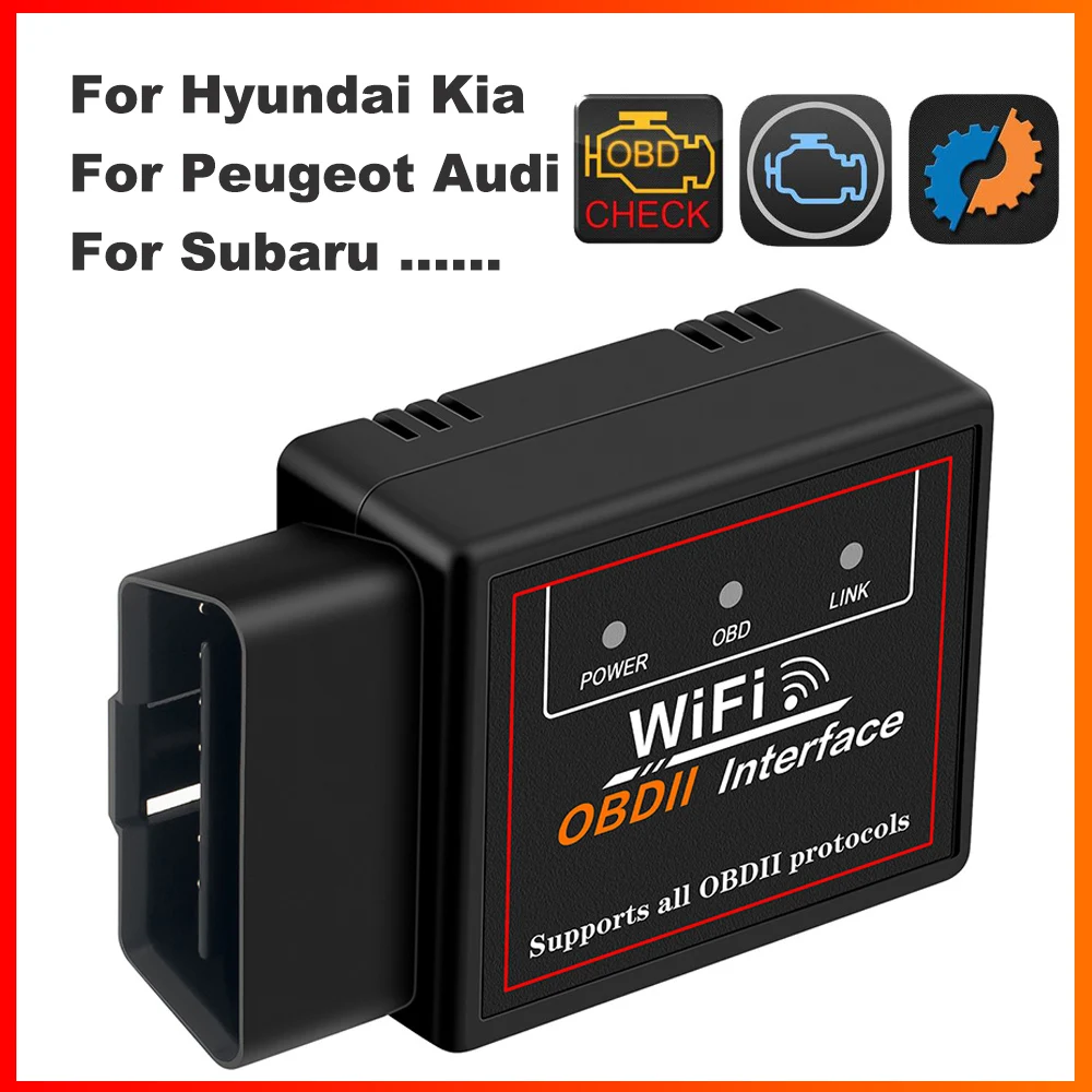 Диагностический сканер для автомобилей Hyundai Kia Peugeot Audi Subaru Legacy XV Forester Outback Android Wi Fi