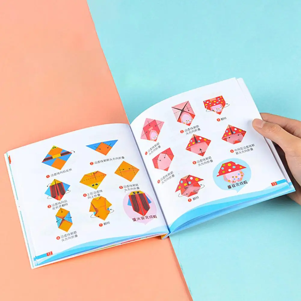 Творческая трехмерная цветная оригами ручной работы сделай сам для раннего