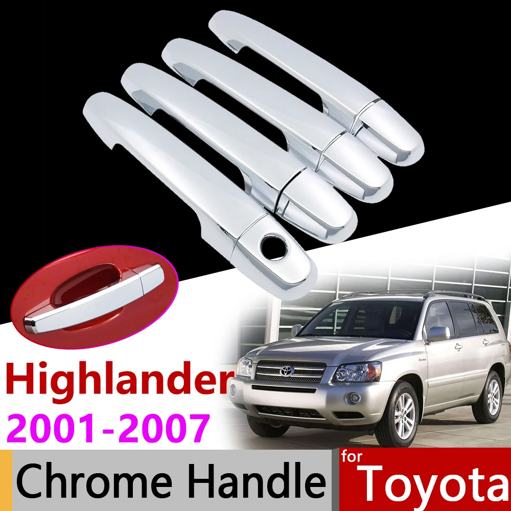Автомобильные аксессуары наружная хромированная крышка ручки двери для Toyota