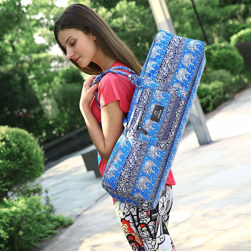 Многофункциональная водонепроницаемая сумка для мужчин и женщин, Холщовый Спортивный Коврик для йоги, пилатеса, фитнеса от AliExpress WW
