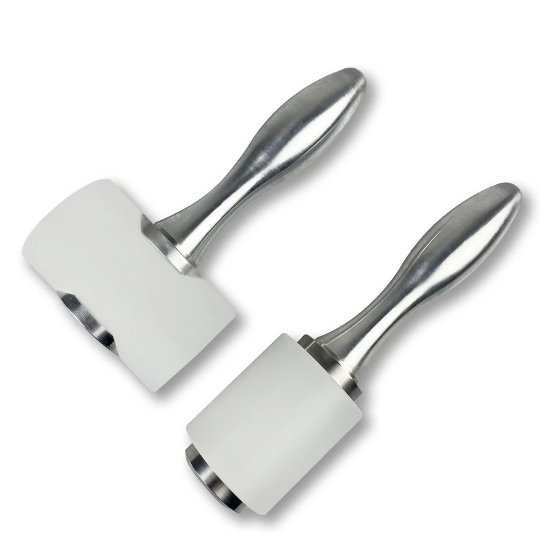 

Useful Leather Craft Carving Hammer Metal Handle Nylon Mallet Leather Punching Cutting Tools Household Utility Gadgets