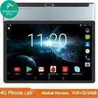Планшет с GPS-Навигатором, глобальная версия, 10 дюймов, 8 ядер, Android 9,0, 3 Гб ОЗУ, 3264 ГБ, 1920x1200HD экран, камеры 8 Мп, 4G LTE
