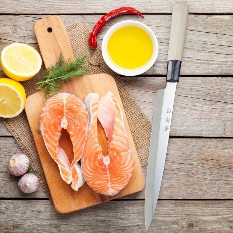 Профессиональный японский нож шеф-повара для сашими приготовления суши кухонный