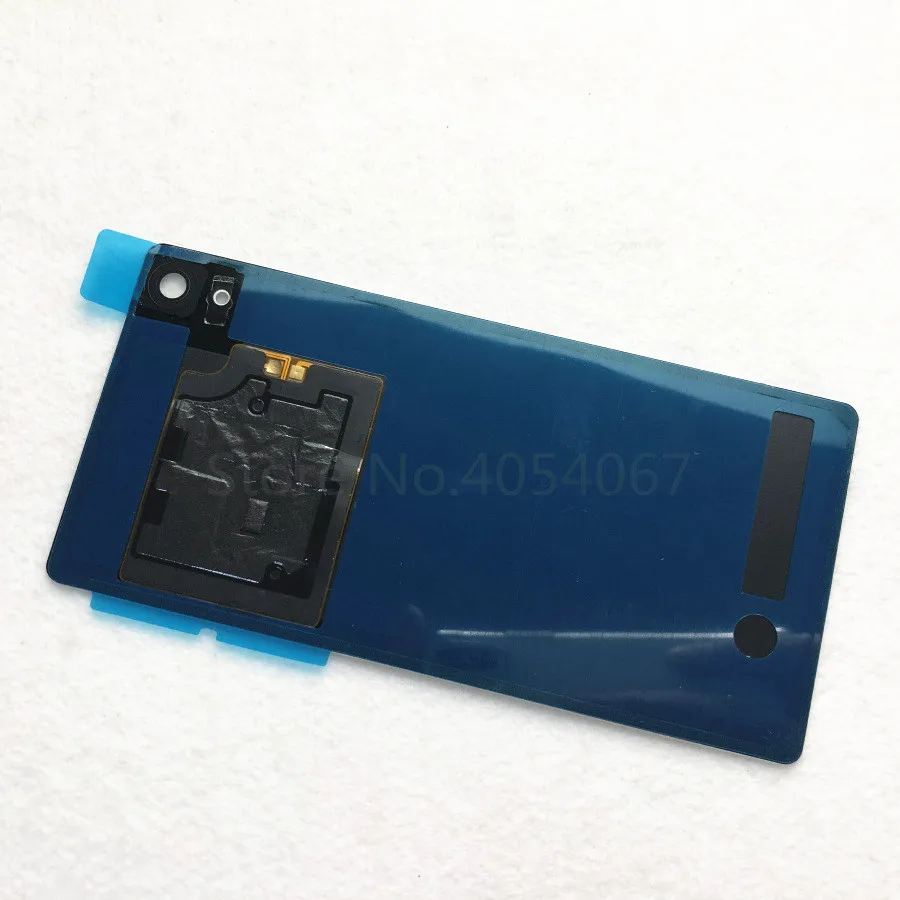 Для Sony Xperia Z2 D6543 L50W D6503 Задняя стеклянная крышка батарейного отсека Замена стеклянного корпуса+ NFC антенна