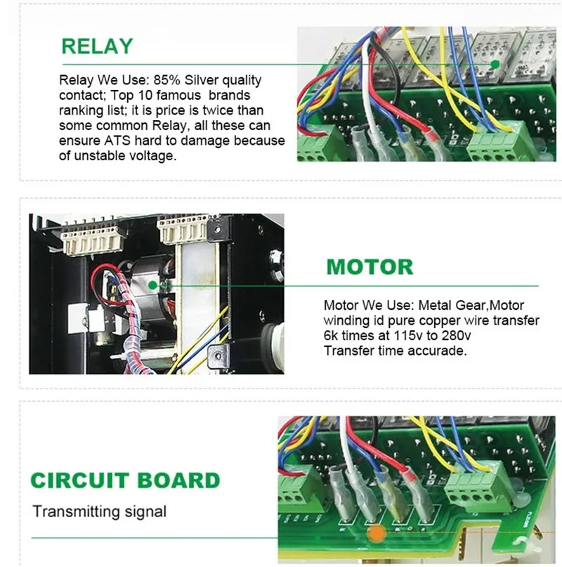 4P 100A 380V автоматический переключатель ats двойной мощности автоматический переключатель передачи ATS 2 в 1 из ats автоматический переключатель передачи 4P 100A