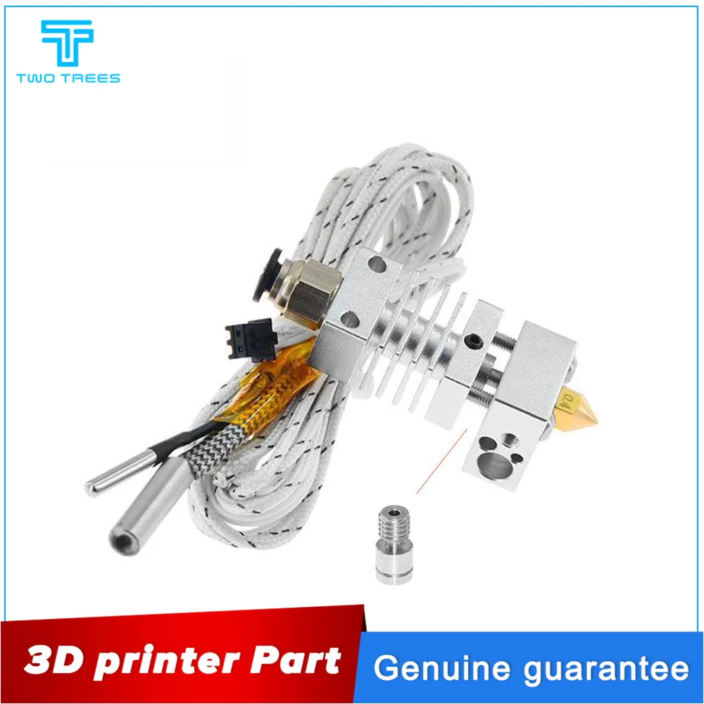 Hotend экструдер, набор, большое расстояние, V6 экструзия, 12 В/24 В, 50 Вт, j-головка, Тепловой разрыв, горло, 1,75 мм, для Ender, 3, CR10, CR-10S, принтер