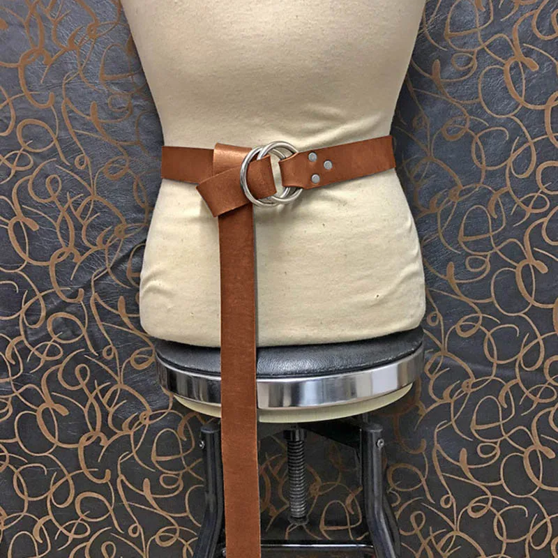 Длинный сплетенный пояс в средневековом стиле гарнитур скандинавских