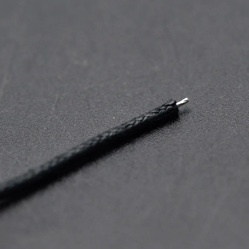 2-метровый (1-Белый/1-черный) вощеный предварительно Луженый 7-жильный спусковой