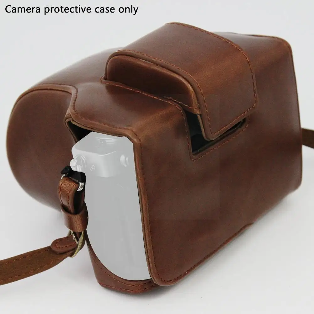 1pcs retro leather camera protector bag grip strap lens cap for zfc with 16 50mm or 28mm lnes camera accessories u9n8 e0o2 free global shipping