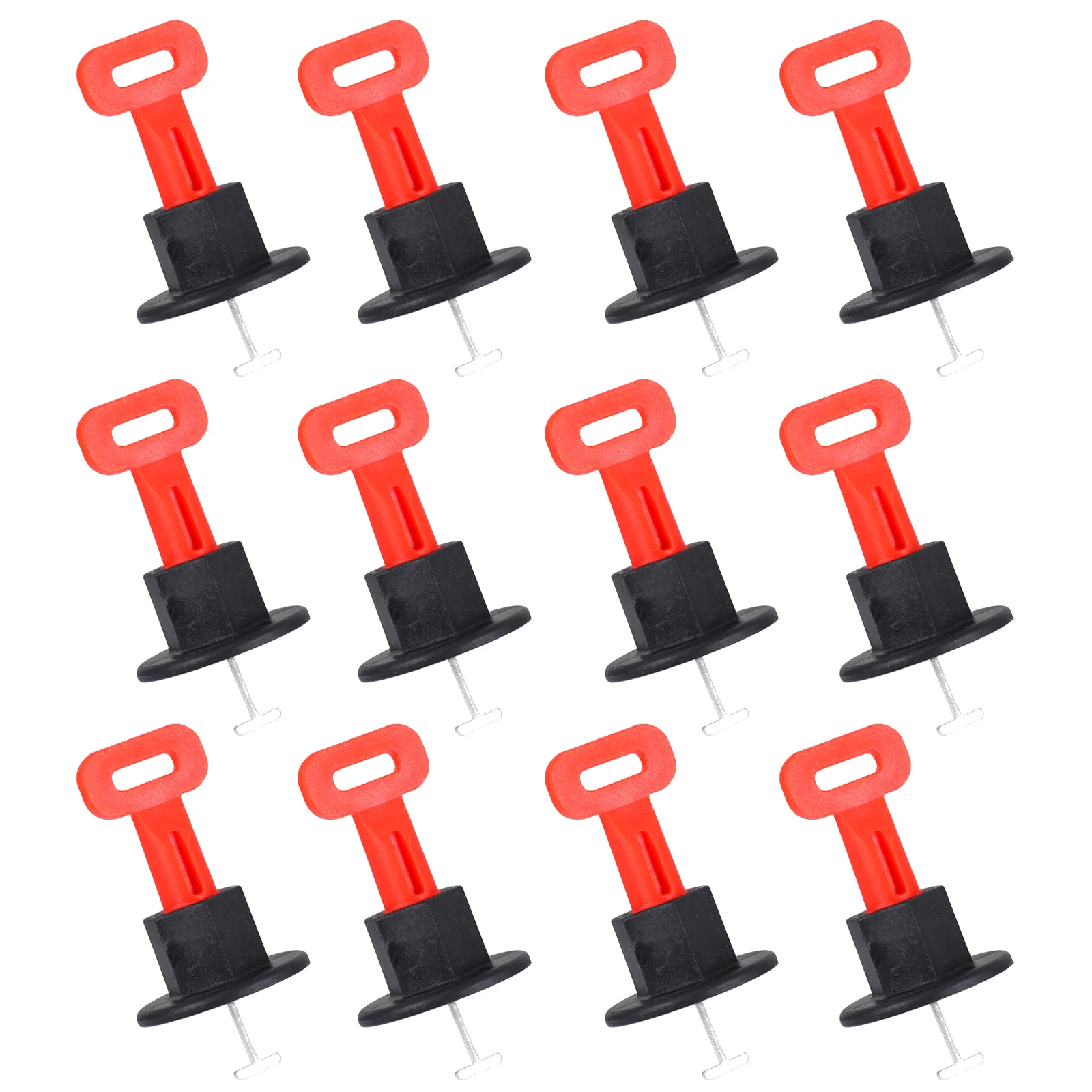 

50pcs Manual T-type Floor Ceramic Tile Leveler Wall Tile Positioning Regulator