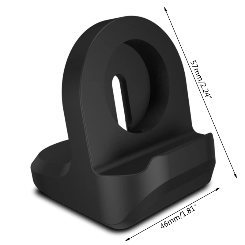 

C5AE Portable Wireless Charger Silicone Watch Charging Base Bracelet Charger Stand for michael- Kors Access