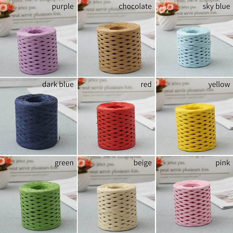 200 м/ролл суши DIY вручную тесьмой (Эко дружественных Подарочная коробка для