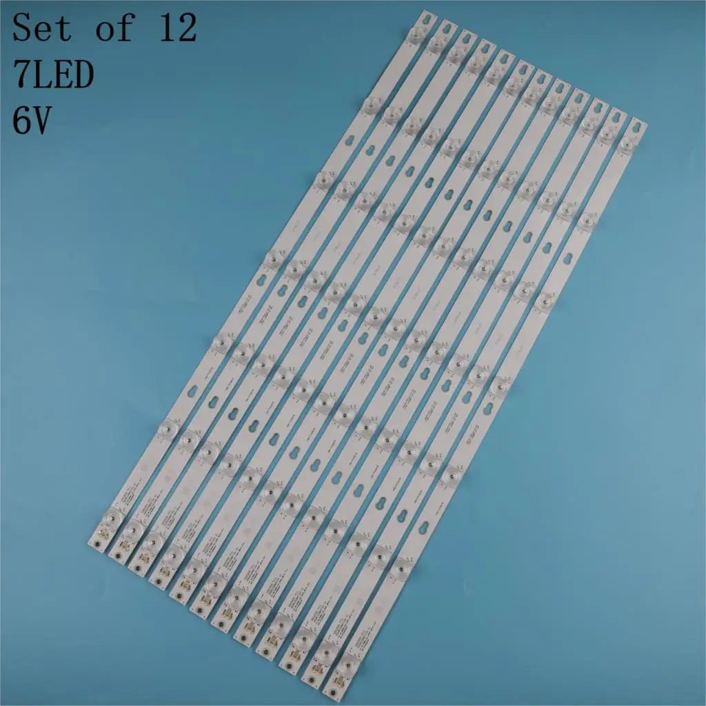 Светодиодный подсветка полосы 7 лампы для TCL 65A730U TOT 65D2900 12X7 3030 4C LB6507 YH04J|Подвесные