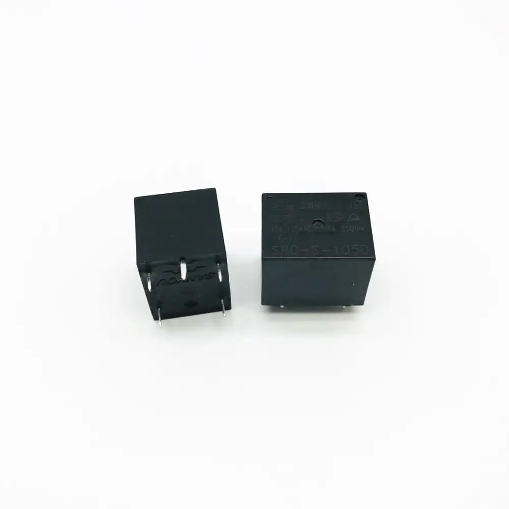 5 шт. Мощность реле SRD S 105D 5VDC 112D 12VDC 124D 24VDC 12A 5PINS DC5V DC12V DC24V В 12 24 постоянного тока|Реле|