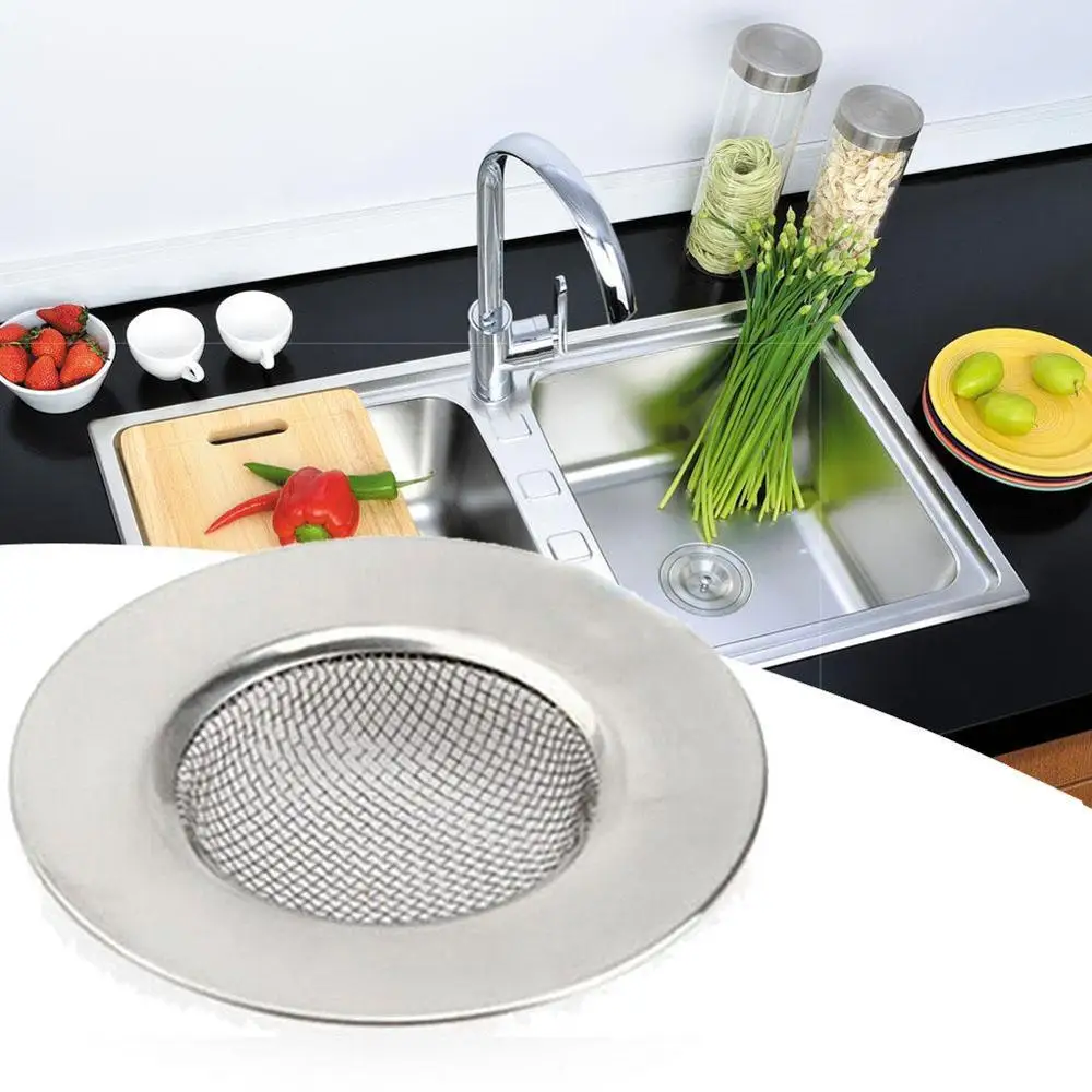 Сетчатый фильтр из нержавеющей стали для раковины приманка слива волос в ванну