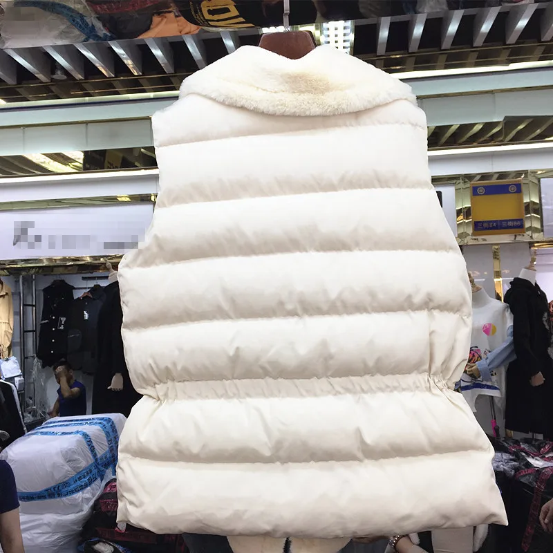 Новинка 2020 зимний Корейский жилет на молнии Женская Модная хлопковая куртка с
