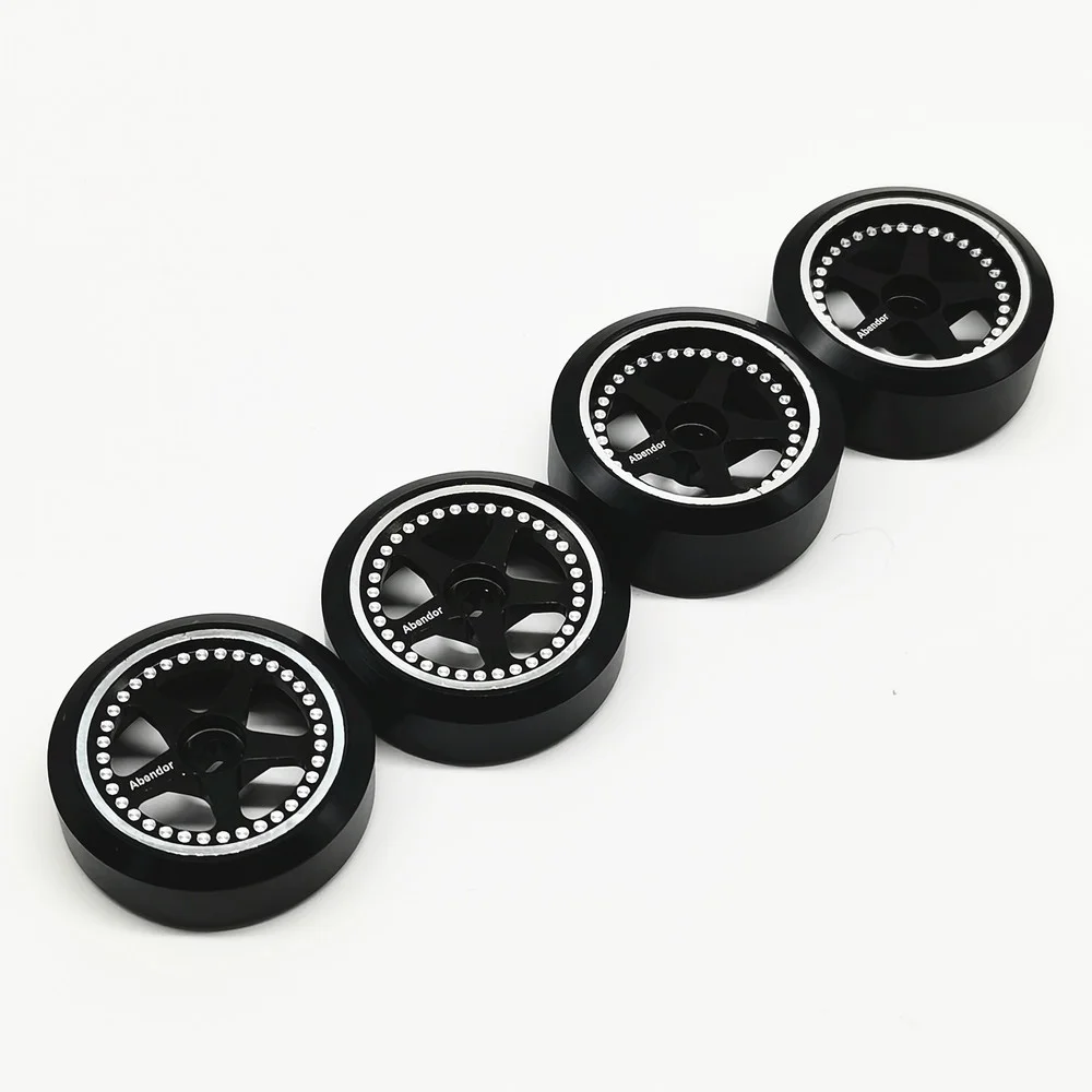 Cubo de rueda de Metal RC de 22MM y neum&aacute;ticos de derrape estables para MINI-Z, AWD, AMZ, MINI-Q, AMR, GLA, HGD1, Wltoys, piezas de actualizaci&oacute;n de coche RC-1