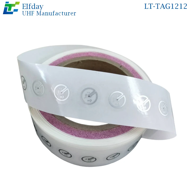 100Pcs RFID Electronic Tag Ultra High Frequency J41 Small Round RF 915M Passive 6C Close Range Monza4 Chip | Безопасность и защита