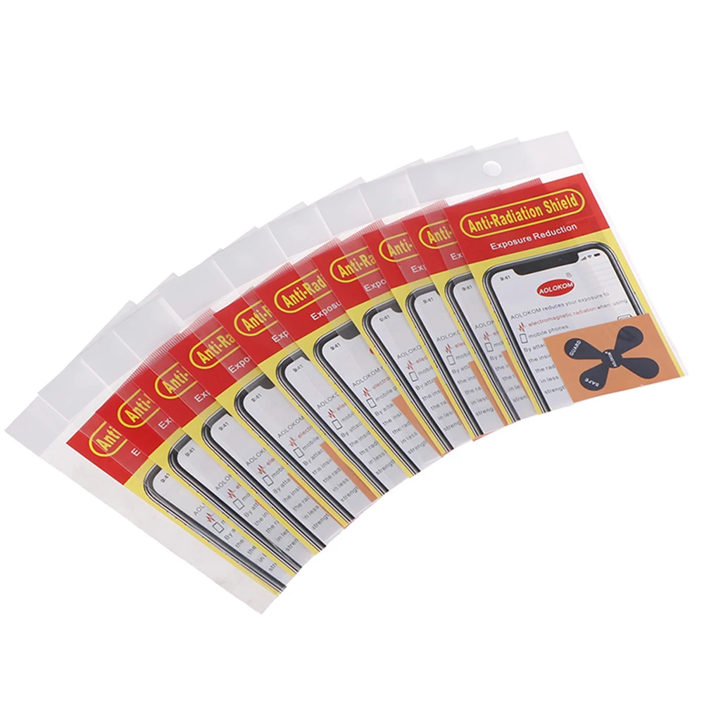 

10pcs Anti Radiation Protection Sticker EMF Protector Quantum Shield Cellphone Radiation Neutralizer Shield