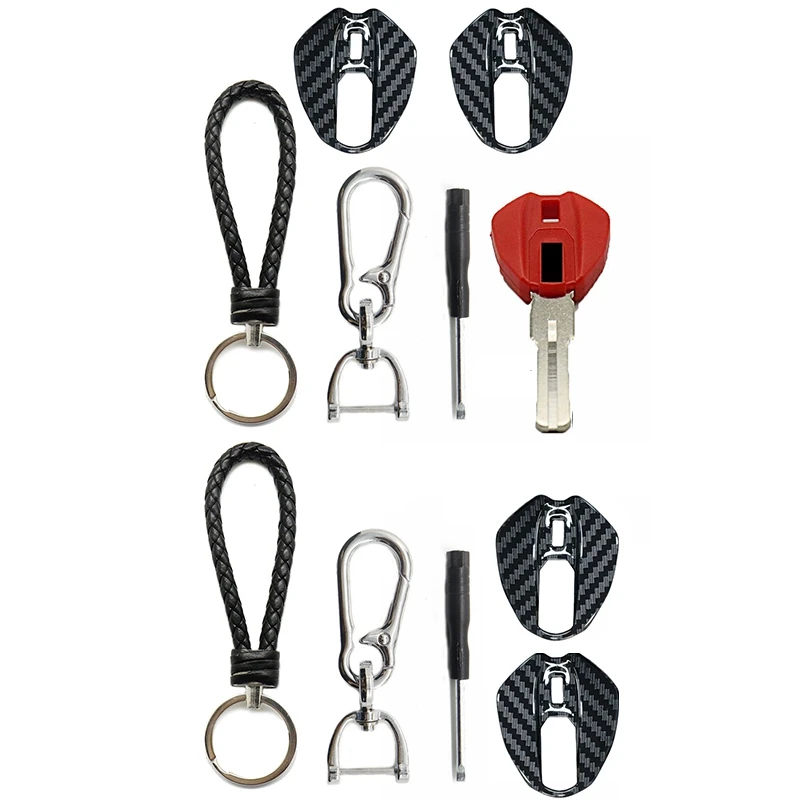 

1 Set Motorcycle Key Shell Case Protective Cover for DUCATI Superbikes 696 796 M1100 1199 1098 659 656 Monsters