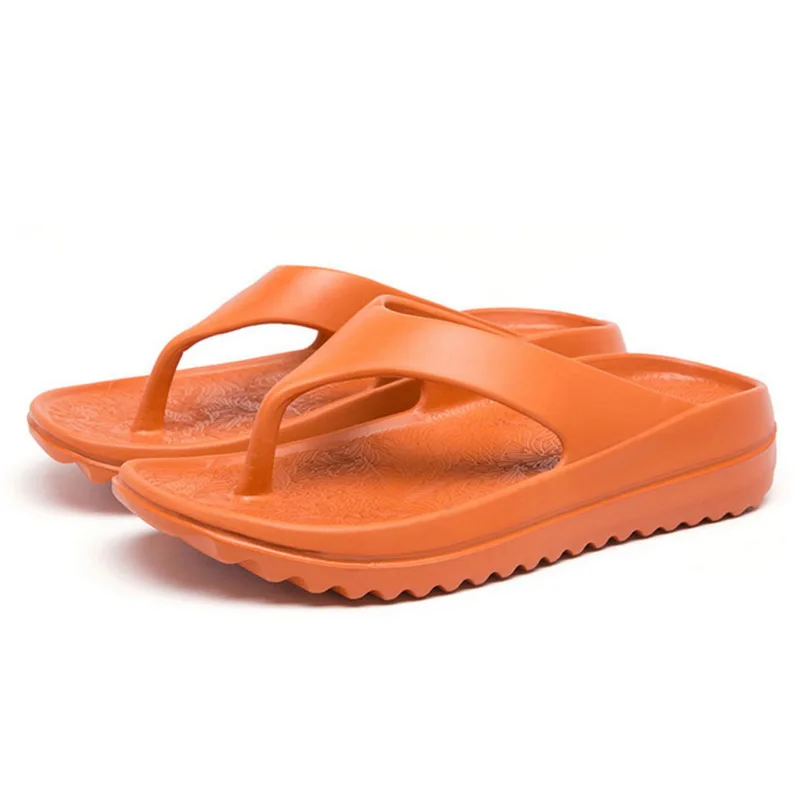 

Women Flip Flops Summer Platform Slippers Beach Slides Sandals Soft Sole Thick Bottom Comfort Non-slip Ladies Bathroom Shoes