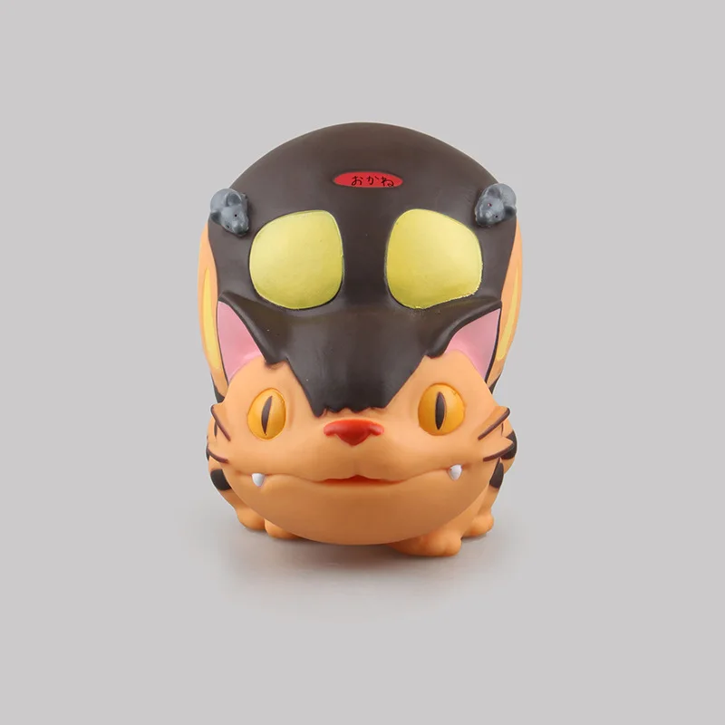 Фигурка Тоторо Кот автобус экономия горшок Аниме игрушки мой сосед ПВХ 19 5 см