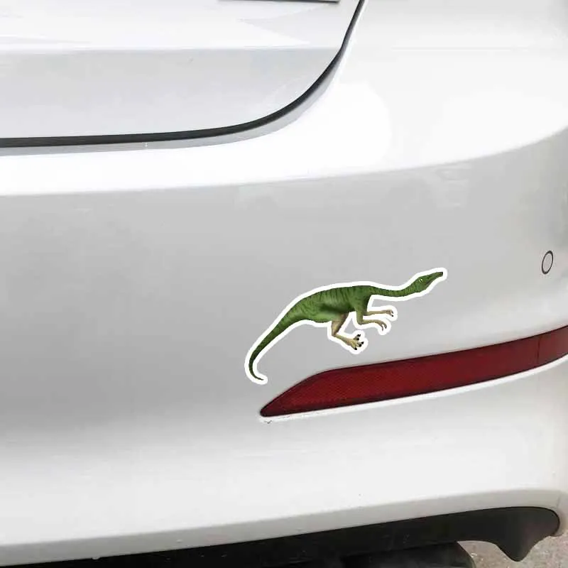 YJZT 8 см * 18 цветной зеленый длинный шейный Дракон ПВХ автомобильные наклейки