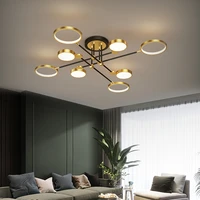 new modern led chandeliers for bedroom living room kitchen salon lustre lamps home lighting with remote control dimmable lights