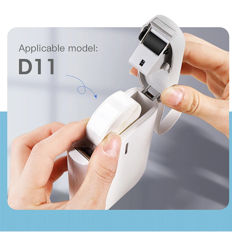 3PK NIIMBOT D110 бумага для этикеток клейкая печати белая наклейка рулоны D11 12*40 мм