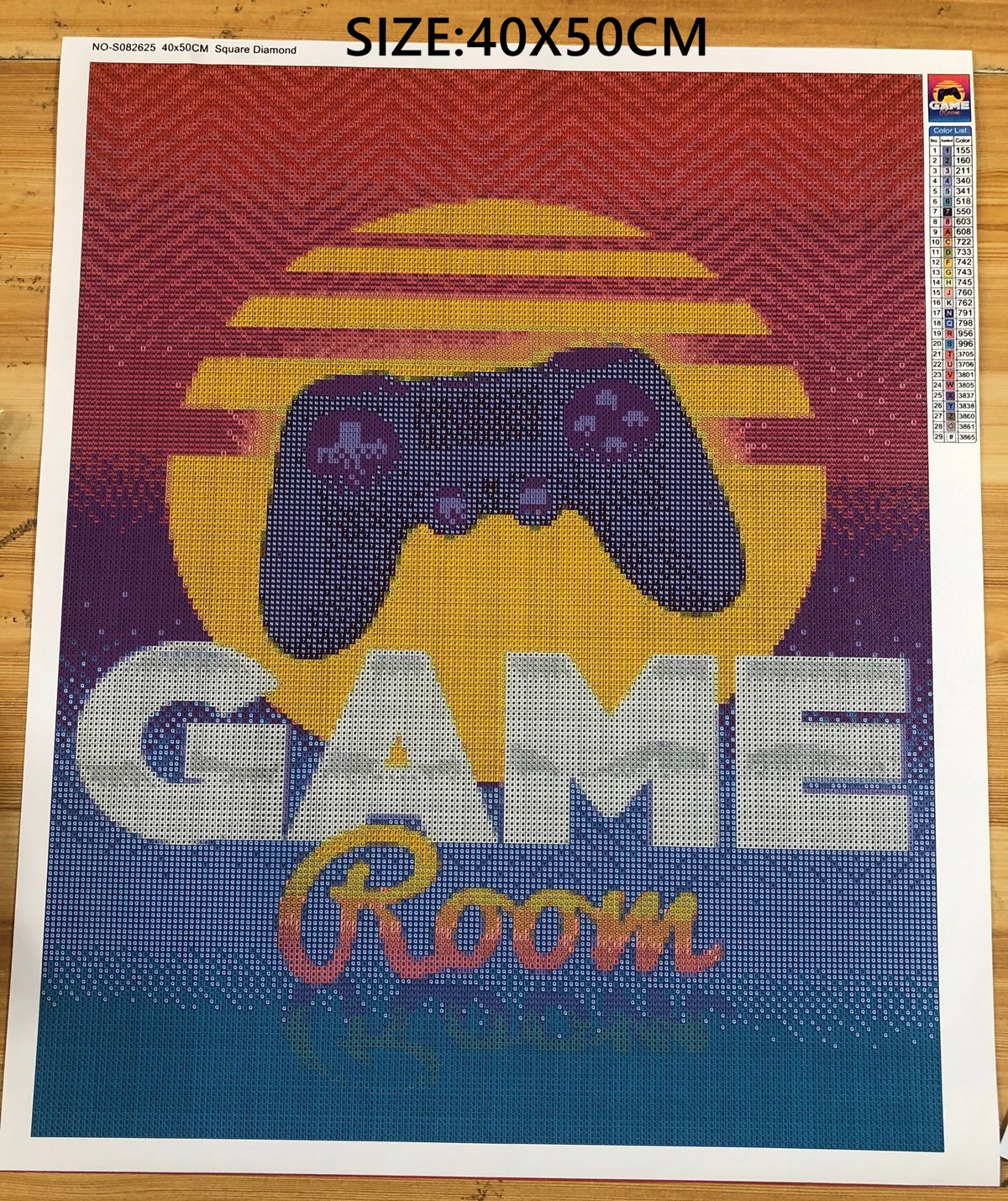 Набор для алмазной живописи сделай сам игровая консоль с цветной вышивкой 5D